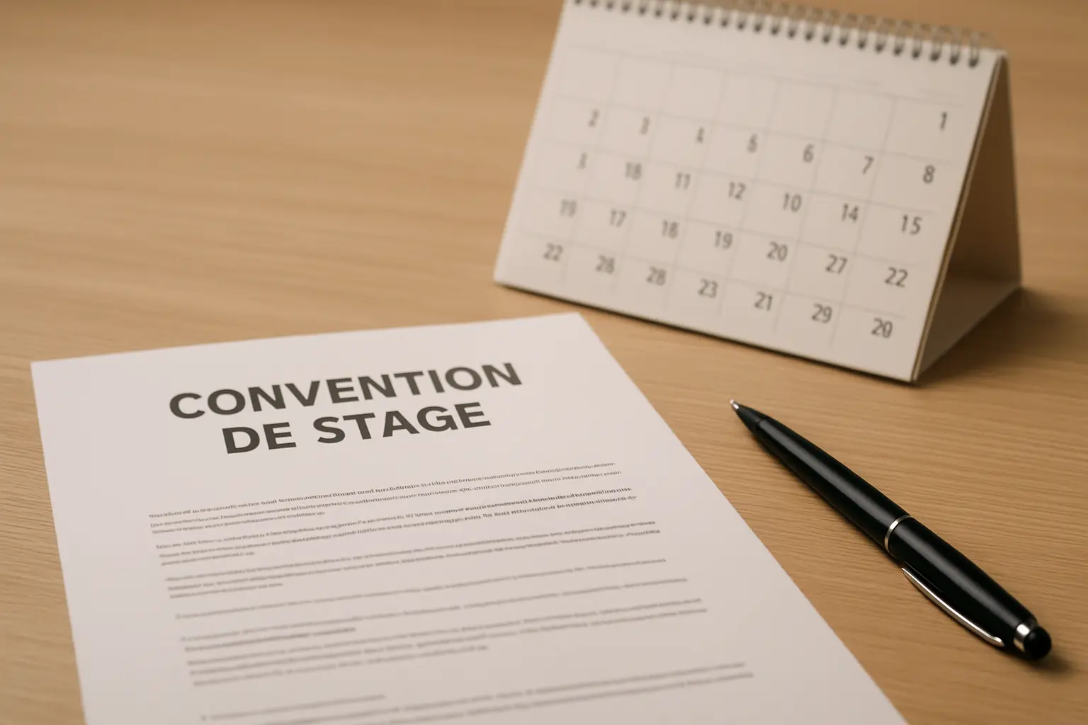 Articulation entre convention de stage et calendrier de soutenance