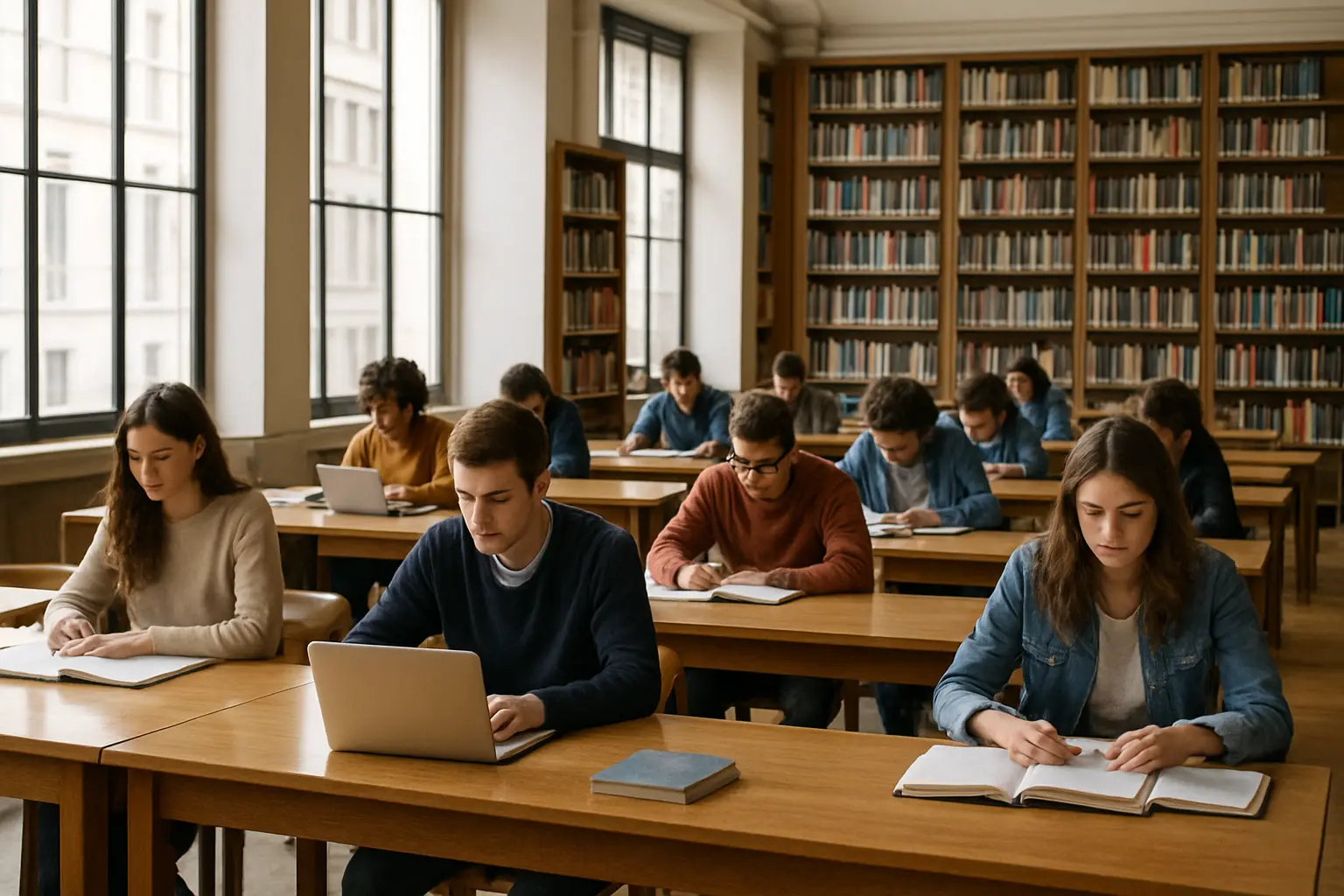 Bibliothèques universitaires en France : fréquentation, budget documentaire et horaires — les chiffres 2026