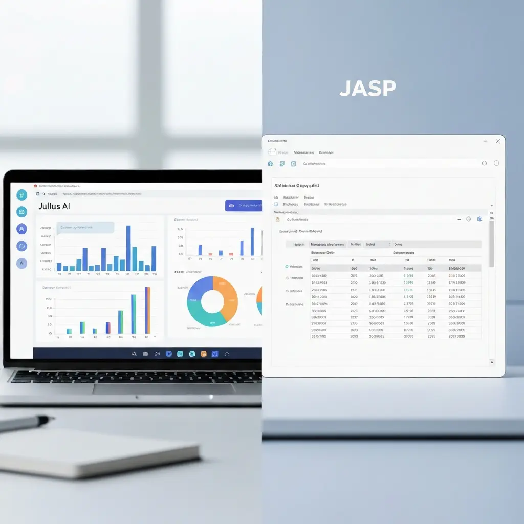 Julius AI vs JASP : analyser ses données sans coder en 2026