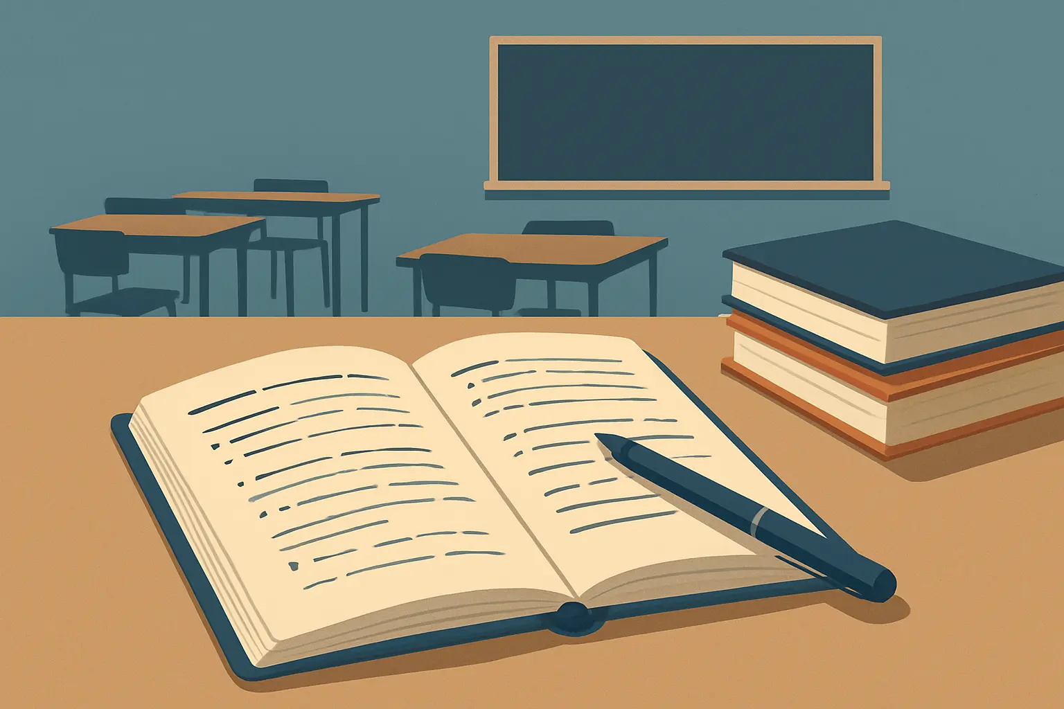 Illustration de l'écrit réflexif dans le mémoire MEEF : carnet d'observations, classe et références académiques