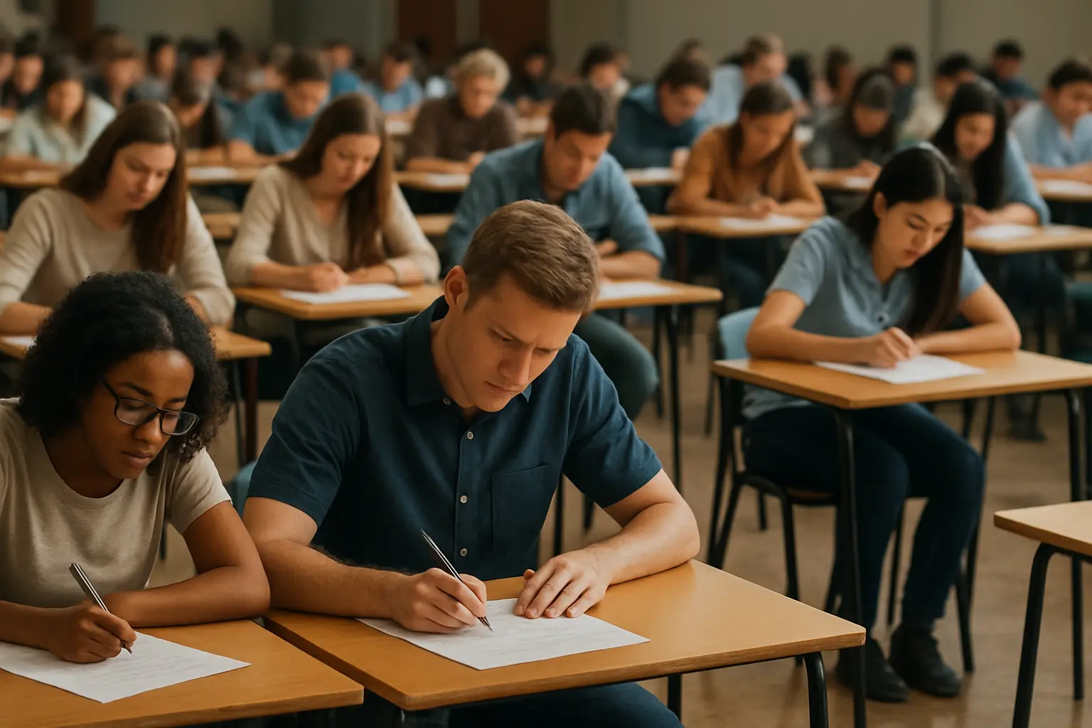 Épreuve écrite d'un concours de la fonction publique