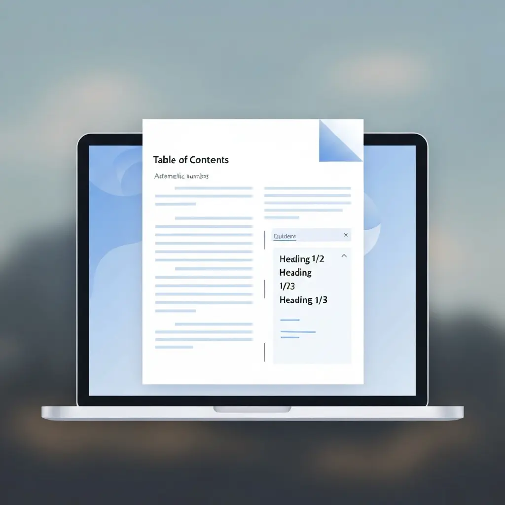 Table des Matières Automatique sur Word pour Votre Mémoire : Guide Complet 2026