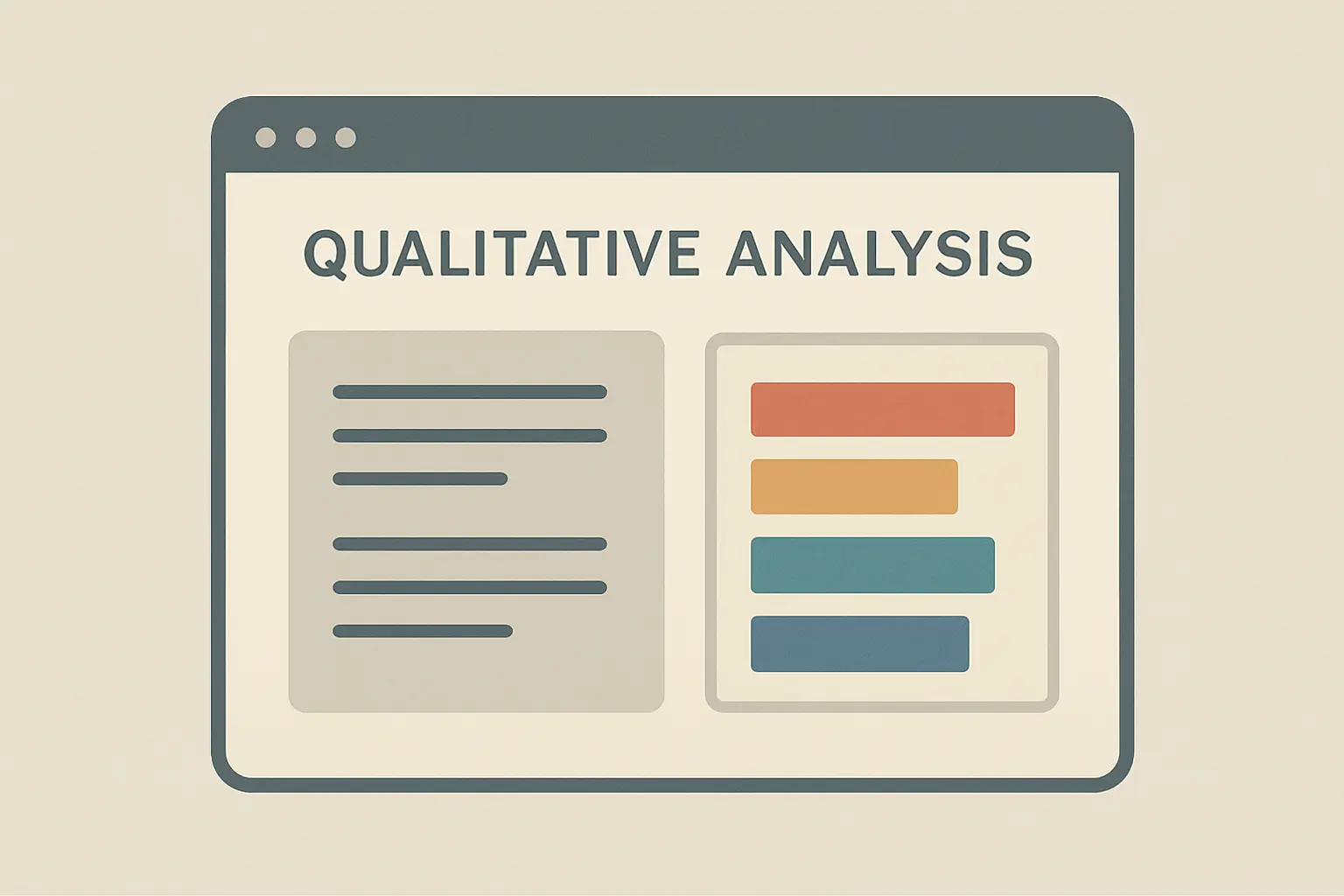 Écran de logiciel gratuit d'analyse qualitative avec codage de données