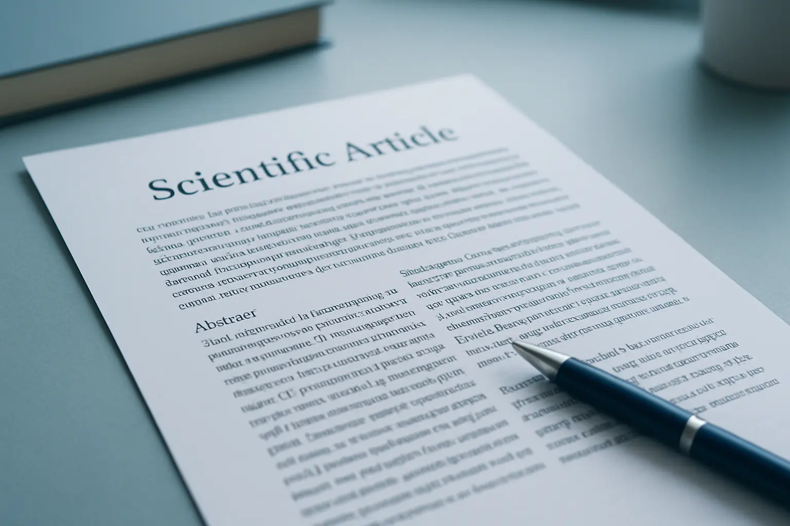 Page d'article scientifique avec citations numérotées entre crochets selon la norme Vancouver