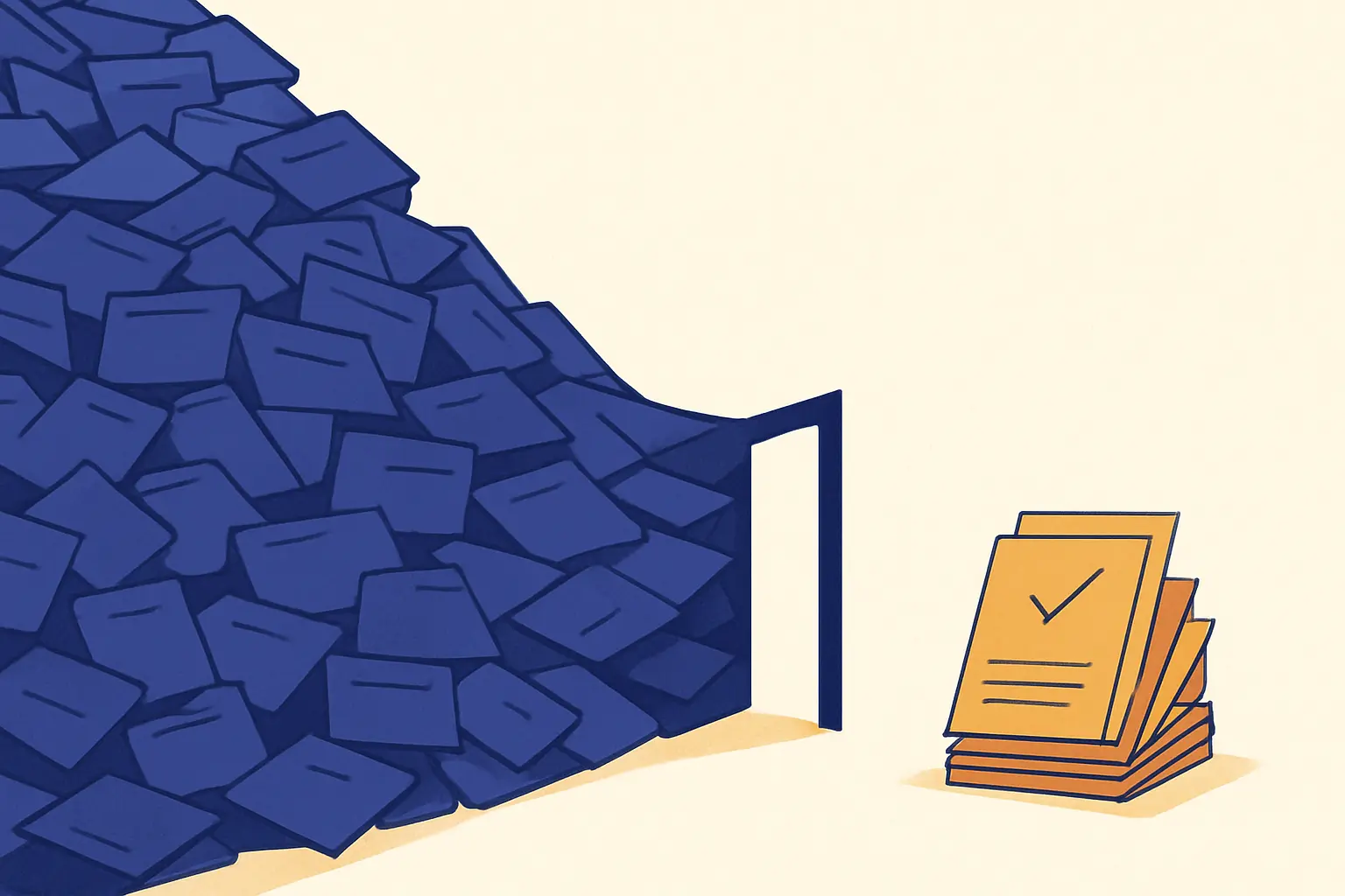 Entonnoir entre les millions de candidatures Mon Master et les acceptations finales