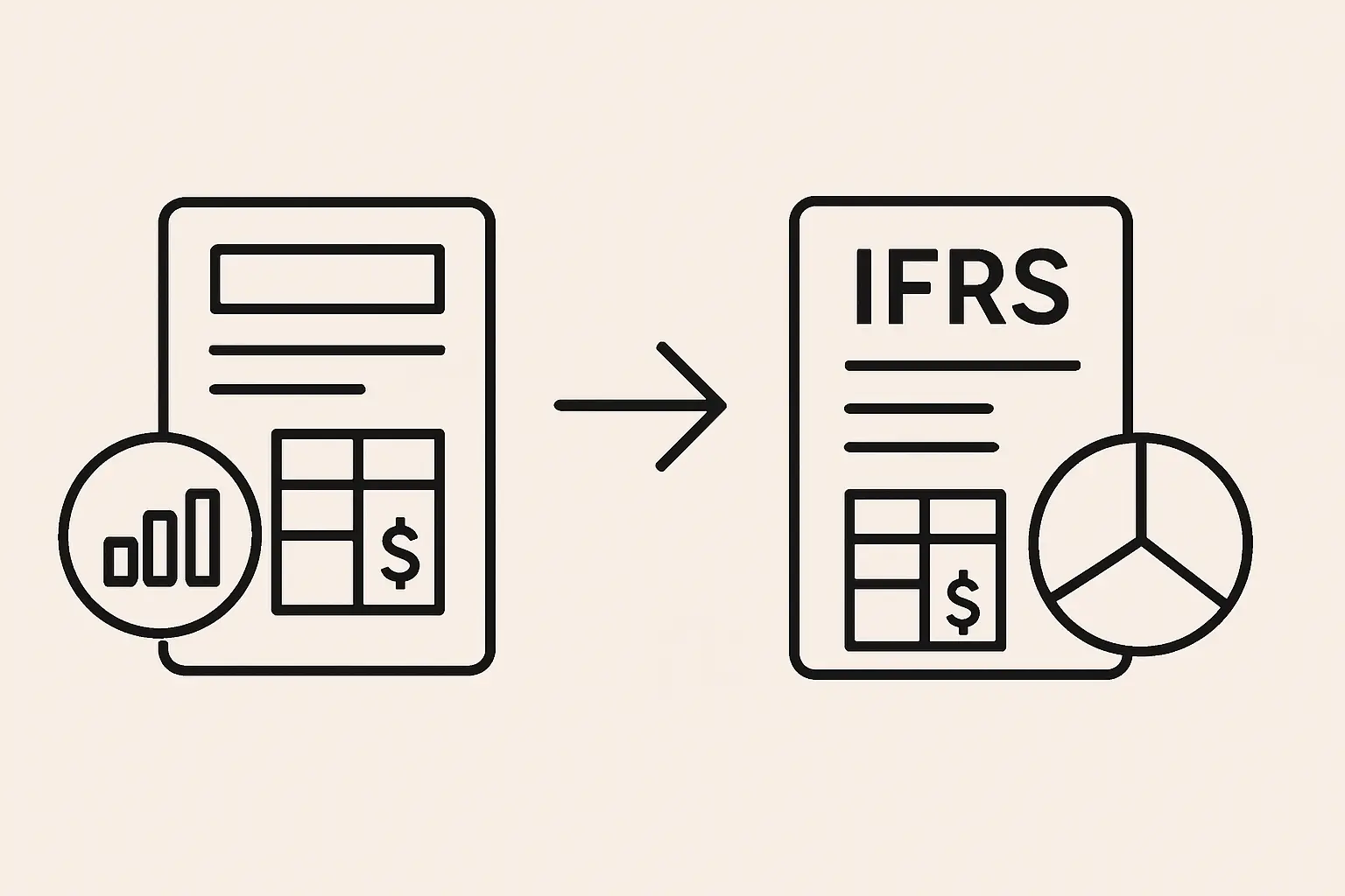 Comparaison des états financiers avant et après le passage aux normes IFRS