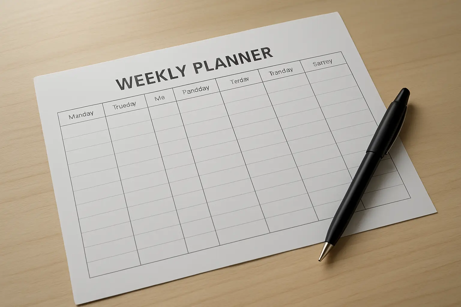 Calendrier prévisionnel pour planifier un avant-projet de mémoire de psychologie