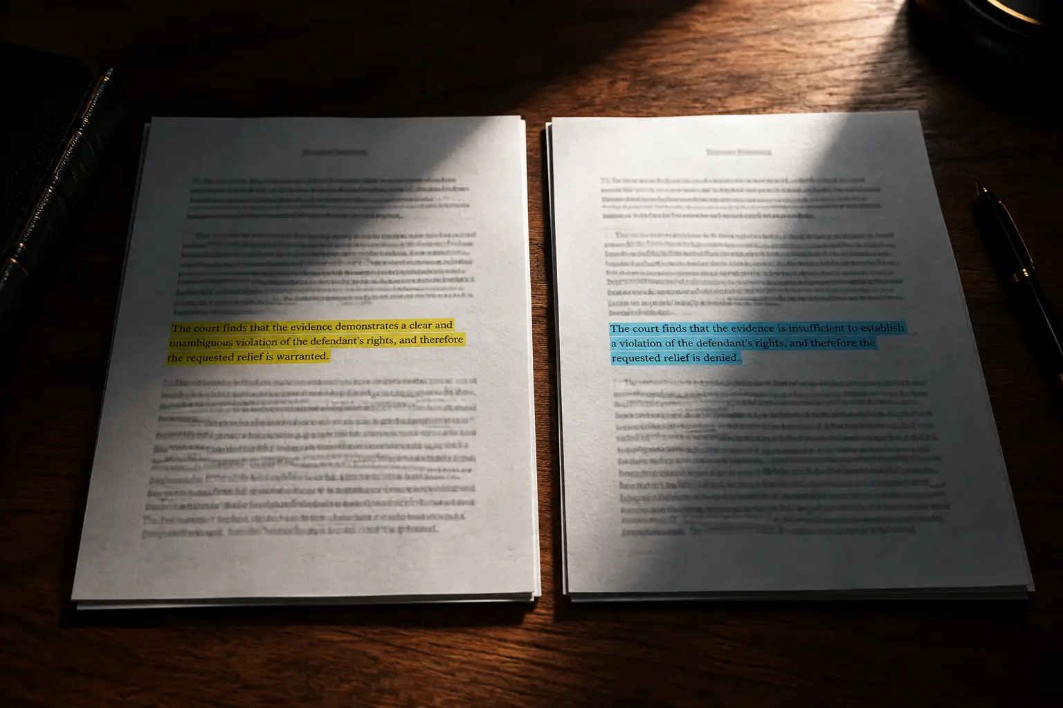 Comparaison de deux décisions de justice aux solutions divergentes sur un même point de droit