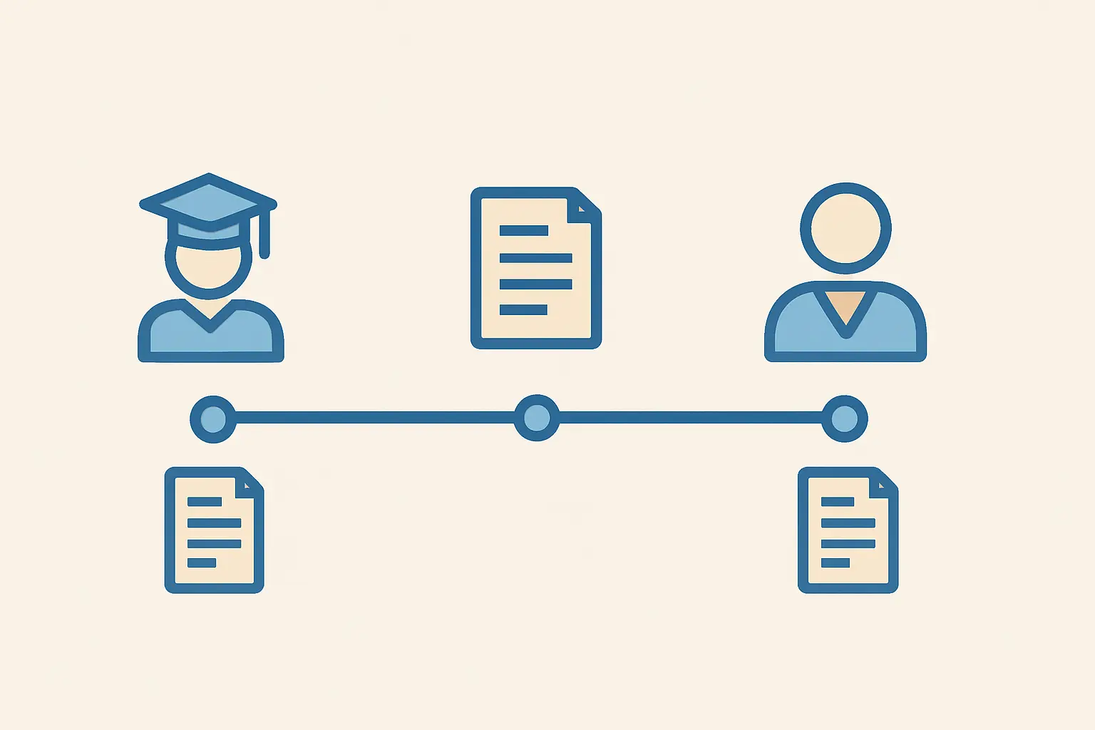 Chronologie des trois types de mémoire dans le parcours vers l'expertise comptable