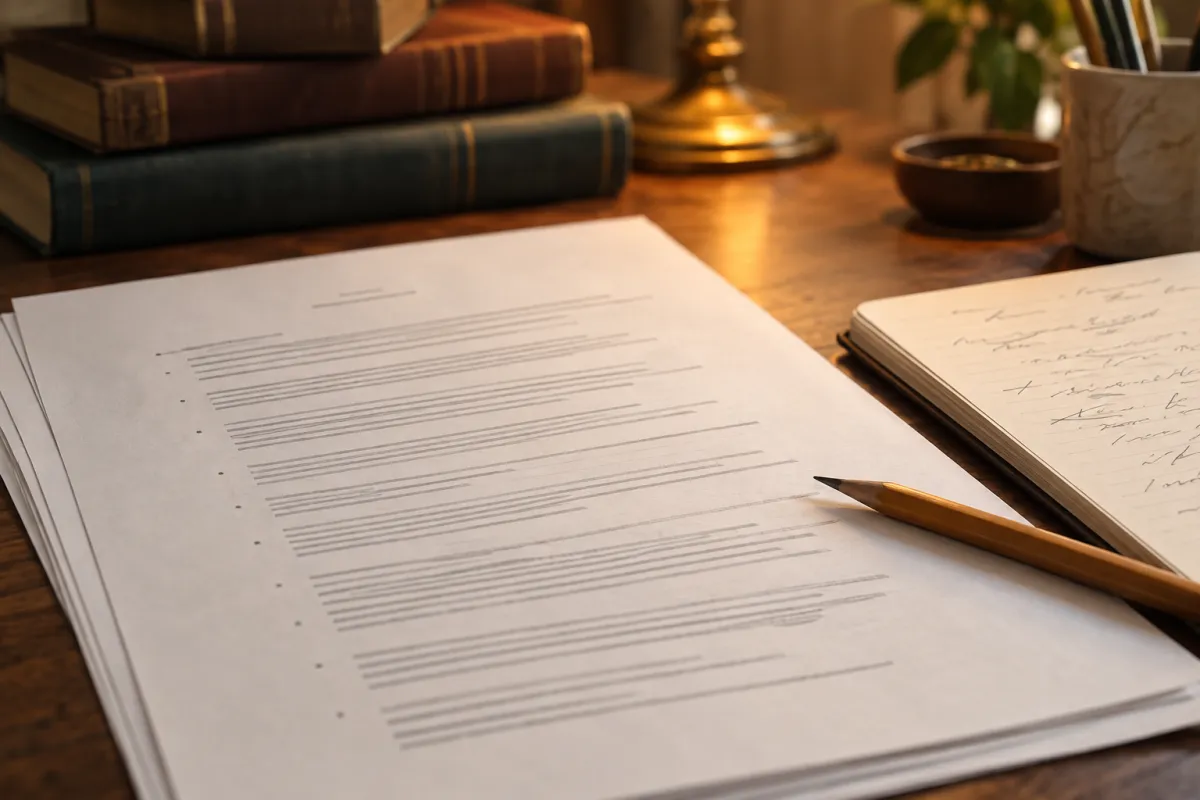 Vérification manuelle d'une liste de références APA dans un mémoire imprimé