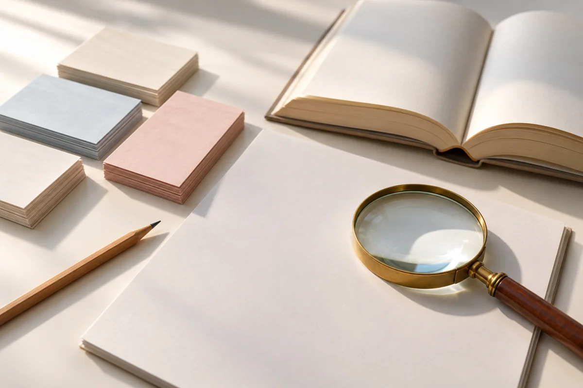 Livres et notes de recherche dans une illustration conceptuelle consacrée à Top 5 des outils de correction de mémoire en ligne 2026