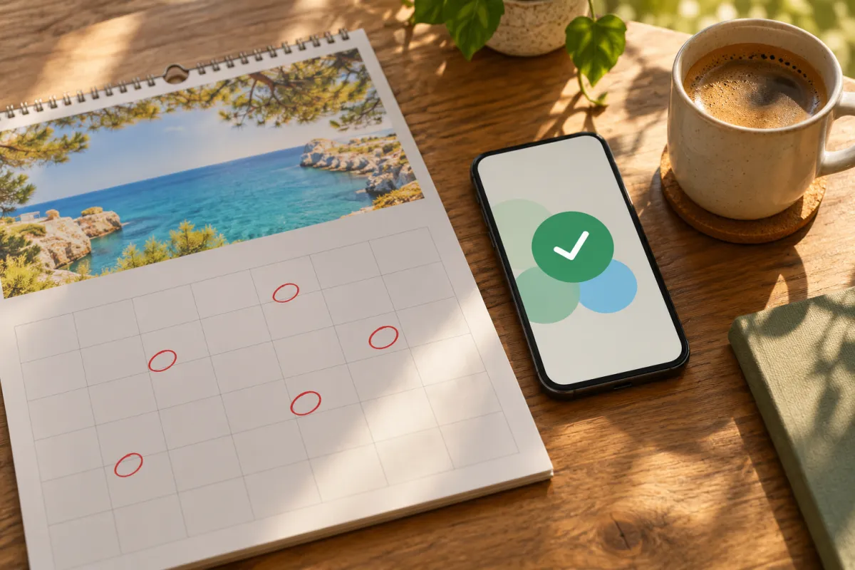 Calendrier de juillet 2026 avec les dates limites d'inscription administrative entourées