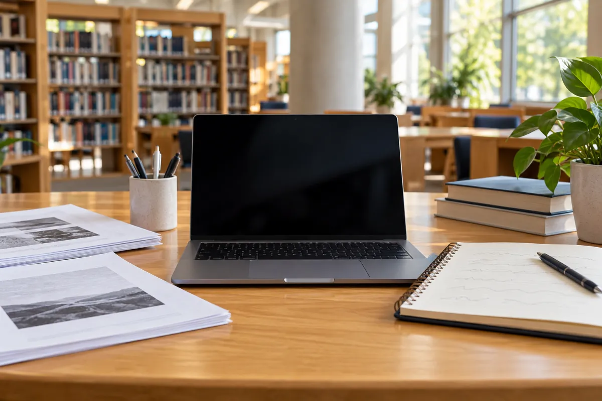 Étudiant analysant un rapport de similitude anti-plagiat sur son ordinateur